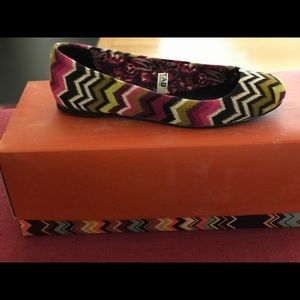 Missoni for Target Ballet flat.  Gently used.